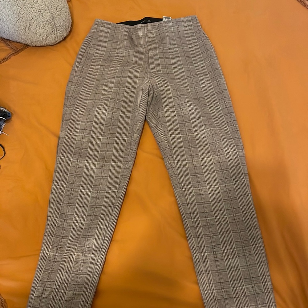 Zara plaid ankle pants